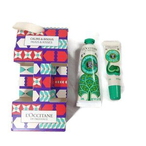L'Occitane Limited Edition Sparkling leaves Hand Cream, Lip Balm Set NIB
